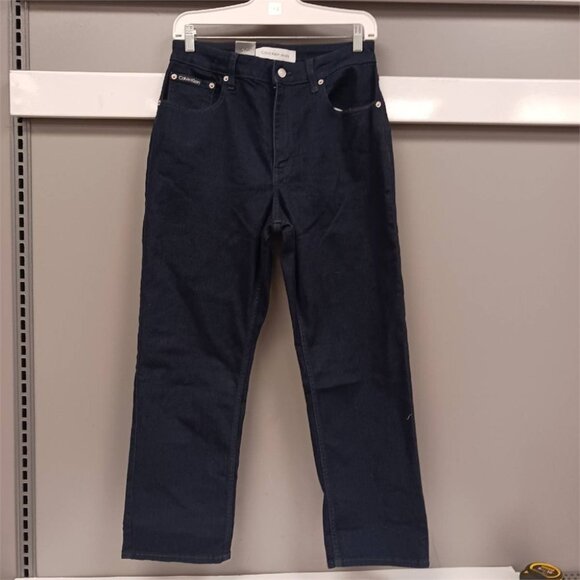 NWT Women’s Calvin Klein Jeans Size 31x27 – Slim Straight Mid Rise Denim - Picture 1 of 11